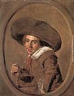 Frans Hals A Young Man in a Large Hat painting